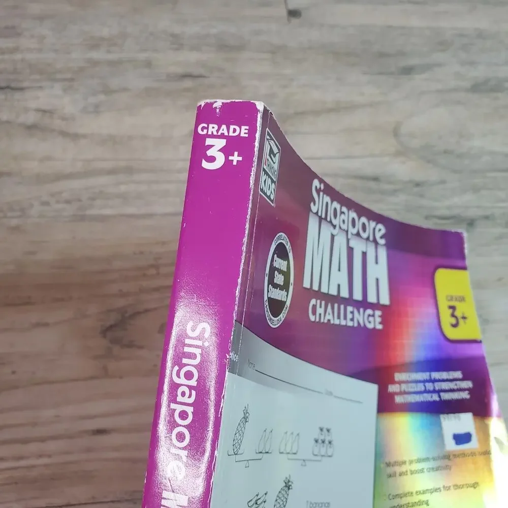 Singapore Math Challenge, Grades 3 - 5: Thinking Kids Mathematics Puzzles Proble